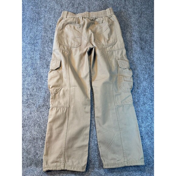 Aeropostale Utility Cargo Pants Womens M Khaki Baggy Wide Leg Grunge 90s Y2K - Picture 2 of 13